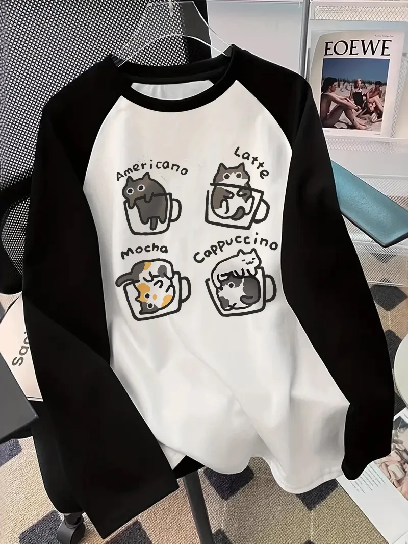 Camiseta de manga comprida com - Blouses avaliação e preço